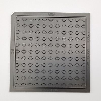 ตัวกรองแพ็คน้ำหนักเบา IC Chip Tray 100pcs ESD Conductive Material