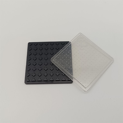 ซื้อ 2 นิ้ว PP ใสวาฟเฟิลแพ็คถาดชิปฝาปิดสำหรับการจัดเก็บการขนส่ง online manufacture