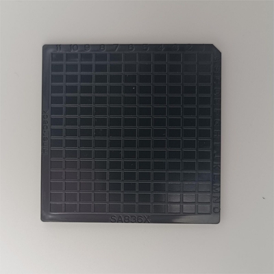 ซื้อ ถาดชิปแพ็ควาฟเฟิลกันฝุ่นสีดำ 2 นิ้วสำหรับการจัดเก็บ IC online manufacture