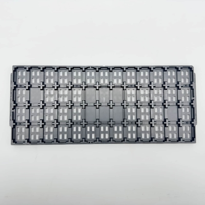 ซื้อ สีดํา Custom Jedec Trays วัสดุ PPE ESD ปลอดภัยสําหรับการปรับปรุงอุณหภูมิสูง IC Tray online manufacture