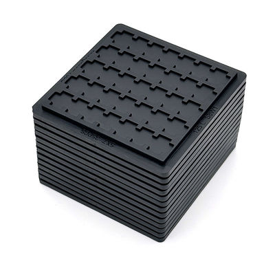 ซื้อ Cavity Size of 6.71*3.90*0.66 Black Bare Die Tray for Performance online manufacture