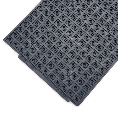 ซื้อ Custom JEDEC Tray with 360PCS Capacity, 1.0x10E4~1.0x10E11Ω Surface Resistance, and Unrestricted Interior Design online manufacture
