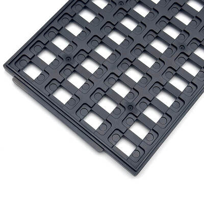 ซื้อ ถาด IC JEDEC วัสดุพีซีที่ทนทานพร้อมขนาดช่อง 322.6×135.9×9.5 มม. และการออกแบบที่สามารถนำกลับมาใช้ใหม่ได้สำหรับการป้องกันเซมิคอนดักเตอร์ การผลิตออนไลน์