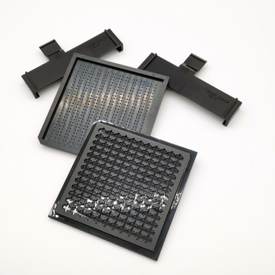 ซื้อ ออปโตอิเล็กทรอนิกส์ชิปวาฟเฟิลแพ็คถาดคลิปปก PC PP วัสดุ online manufacture