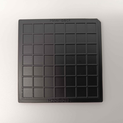 ราคาดี Black ESD 2 Inch Waffle Pack สำหรับชิ้นส่วน IC 0.2mm Flatness ROHS ออนไลน์