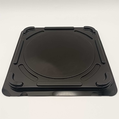 ราคาดี PS วัสดุกรอบพลาสติกสีดำ Single Wafer Shipper สำหรับการป้องกัน ออนไลน์
